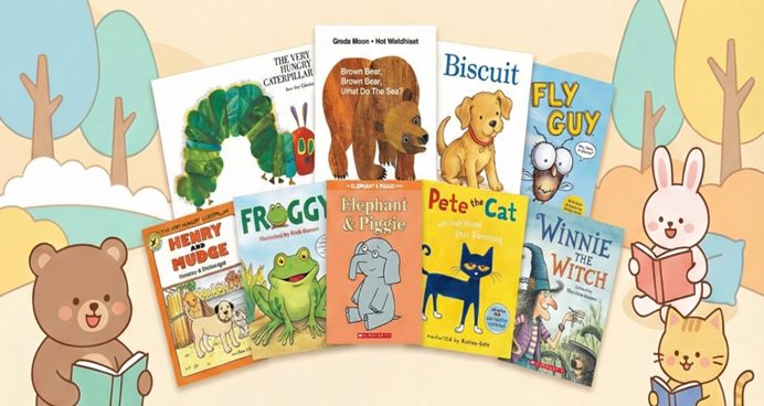 픽처북·리더스 도서 모음 - The Very Hungry Caterpillar, Biscuit, Fly Guy, Pete the Cat 등